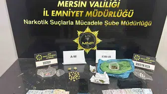 Mersin'de uyuşturucu operasyonunda 4 kişi tutuklandı