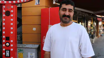 Sivas'ta market arabasını çalan şahıs, malzemeleri yere bırakıp eşyalarını koydu