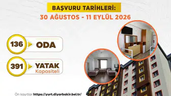 Diyarbakır'da kız öğrenci misafirhanesi için yeni dönem başvuruları başladı