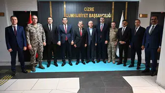 Şırnak Valisi Ekici, Cizre'de adli konuları masaya yatırdı