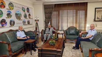 Kayseri'de komutanlardan başkan yalçın'a veda ziyareti