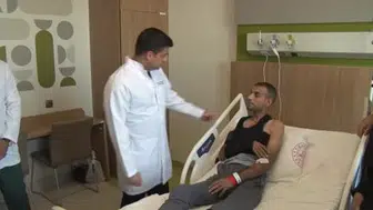 Gaziantep'te kıkırdak onarımı: Fabrika işçisinin omzu sağlığına kavuştu