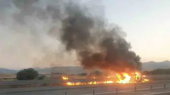 Muş’ta seyir halindeki araçta yangın: can kaybı yok, araç kullanılamaz hale geldi