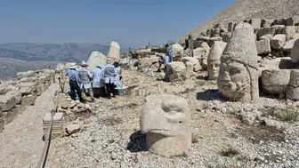 Nemrut Dağı'ndaki tarihi heykeller nano teknolojiyle korunuyor