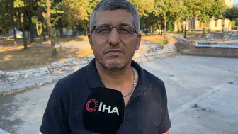 Isparta'da duvar üzerinde uzanan kişi dengesini kaybedip düştü