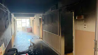 Gölhisar Belediyesi hizmet binasında yangın paniği yaşandı