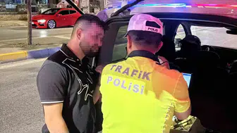Aksaray'da tehlikeli sürüşe 5 bin lira ceza: Askerim dedi ama kurtulamadı