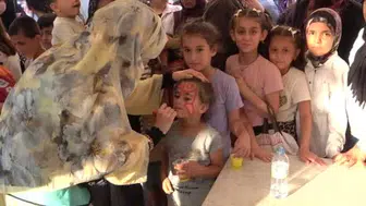 Adana'da çocuklar cami avlusunda eğlenceli bir gün geçirdi