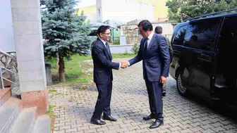 Eğitim iş birliği için önemli adım: Rektör Emiroğlu'ndan kaymakam Sakızcı'ya ziyaret