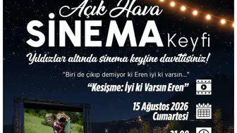 Talas’ta açık hava sinemasında eren filmi izleyiciyle buluşuyor