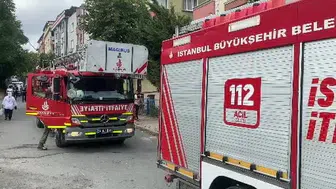 Sultangazi'de çocuk odasındaki yangın paniği: Binaya tahliye