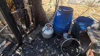 Gönen’de bahçede baraka yangını: itfaiye ekipleri anında müdahale etti