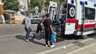 Tekirdağ'da otomobilin çarptığı kadın hastaneye kaldırıldı