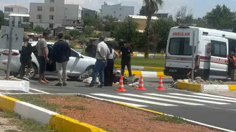 Adıyaman'da otomobil ve motosiklet çarpıştı: 1 kişi hastaneye kaldırıldı