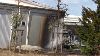 Bakırköy'de hastane bahçesinde çıkan yangın paniğe neden oldu