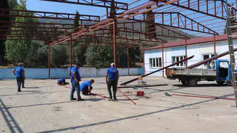 Bozdoğan Belediyesi haydere mahallesi düğün salonunu yeniledi