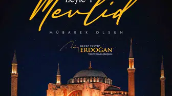 Cumhurbaşkanı Erdoğan, Mevlid Kandili'nde anlamlı mesaj paylaştı
