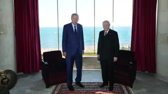 Cumhurbaşkanı Erdoğan ve MHP lideri Bahçeli, Ahlat'ta bir araya geldi