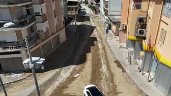 Yenipazar'daki parke taşı çalışmaları güvenli ulaşımı artırıyor