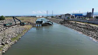 Samsun'da yeni OSB için Çobanyatağı Deresi ıslah çalışmaları hız kesmeden sürüyor
