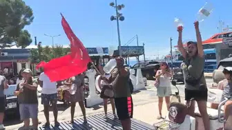 Avşa Adası'nda su sıkıntısına protesto: Yerel halk su istiyor