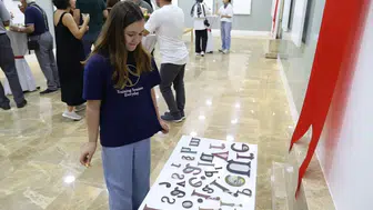 Kütahya'da harflerin sanatsal yolculuğu sergileniyor