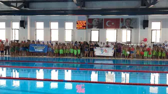 Söke'de yüzme eğitimini başarıyla tamamlayan 160 çocuk belgelerini aldı