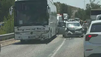 Seydikemer'deki otobüs kazası sonrası 5 kişi yaralandı