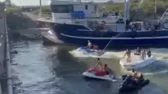Akçakoca'da jetski kazasında iki kişi yaralandı