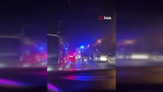 Küçükçekmece'de şüpheli araç kovalaması sırasında polis ekipleri kaza yaptı