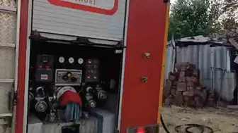 Eskişehir'de bahçeli evde çıkan yangın paniğe neden oldu