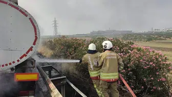 Hatay'da tankerde çıkan yangın, hızlı müdahale ile kontrol altına alındı