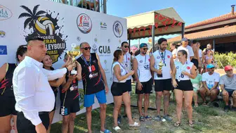 Köyceğiz’de plaj voleybolu turnuvası sona erdi