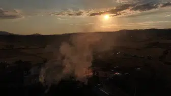 Çankırı'da yangında üç ev ve birçok hayvan telef oldu
