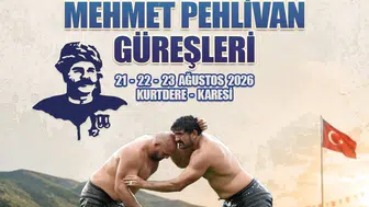 Geleneksel kurtdereli mehmet pehlivan yağlı güreşleri 21-23 ağustos tarihlerinde gerçekleşecek