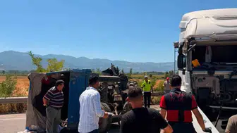 Tokat'ta tır ve traktör çarpıştı: 1 kişi hastaneye kaldırıldı