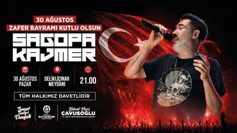 Denizli'de 30 Ağustos kutlamalarının yıldızı Sagopa Kajmer olacak