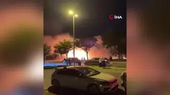Avcılar sahilinde çıkan yangında yangın kontrol altına alındı