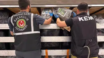 Hamzabeyli gümrük kapısında tarihi uyuşturucu yakalaması