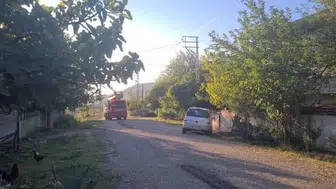 Yangın anında jandarma devrede: Çaycuma'daki odunlukta ilk müdahaleyi yaptılar