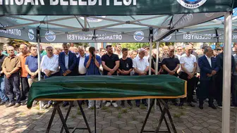 Erzurum'da geçirdiği motosiklet kazasında hayatını kaybeden amatör futbolcu son yolculuğuna uğurlandı