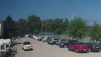 Yalova'da F-16 eğitim uçağının düşüş anı güvenlik kamerasında görünür oldu