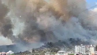 Kazdağları'nda çıkan yangın yerleşim birimlerine yaklaştı