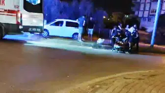 Antalya'da motosiklet kazası güvenlik kamerasında kaydedildi