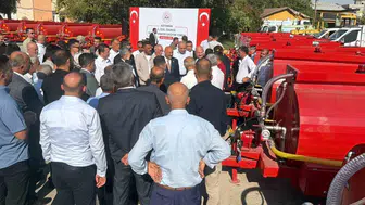Adıyaman orman yangınlarına karşı yeni adım: 36 su tankeri köy muhtarlarına teslim edildi