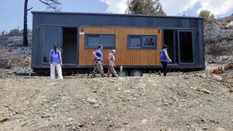 Seydikemer'de orman yangınının yaraları sarılıyor