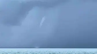 Doğu Karadeniz'de dikkat çeken hortum olayı vatandaşları endişelendirdi
