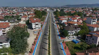 Sakarya'da Alparslan Türkeş Caddesi'nde aydınlatma çalışmaları tamamlandı