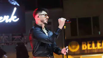 Tosya kültür ve pirinç festivalinde semilcenk dinleyenler yağmura aldırış etmedi