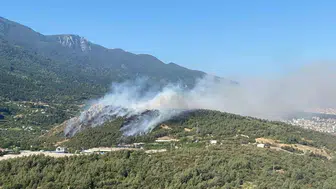 Bursa'da Uludağ eteklerinde eş zamanlı yangın alarmı